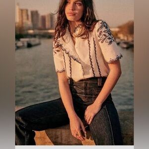 Sezane Dalhia Blouse